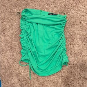 Zara Bright Green Women Top